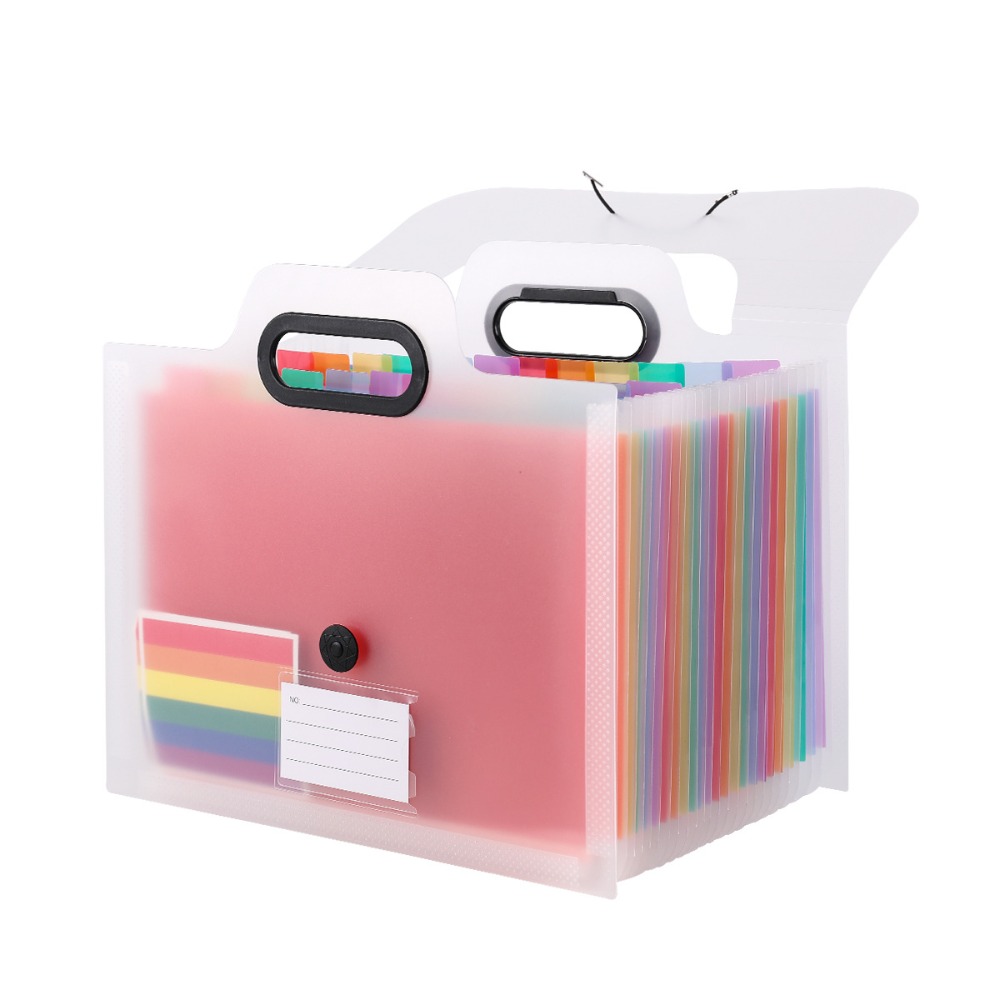 Expandable Accordion File Folder 13 Pockets - 13/25 Pocket Accordion File Organizer Buckle