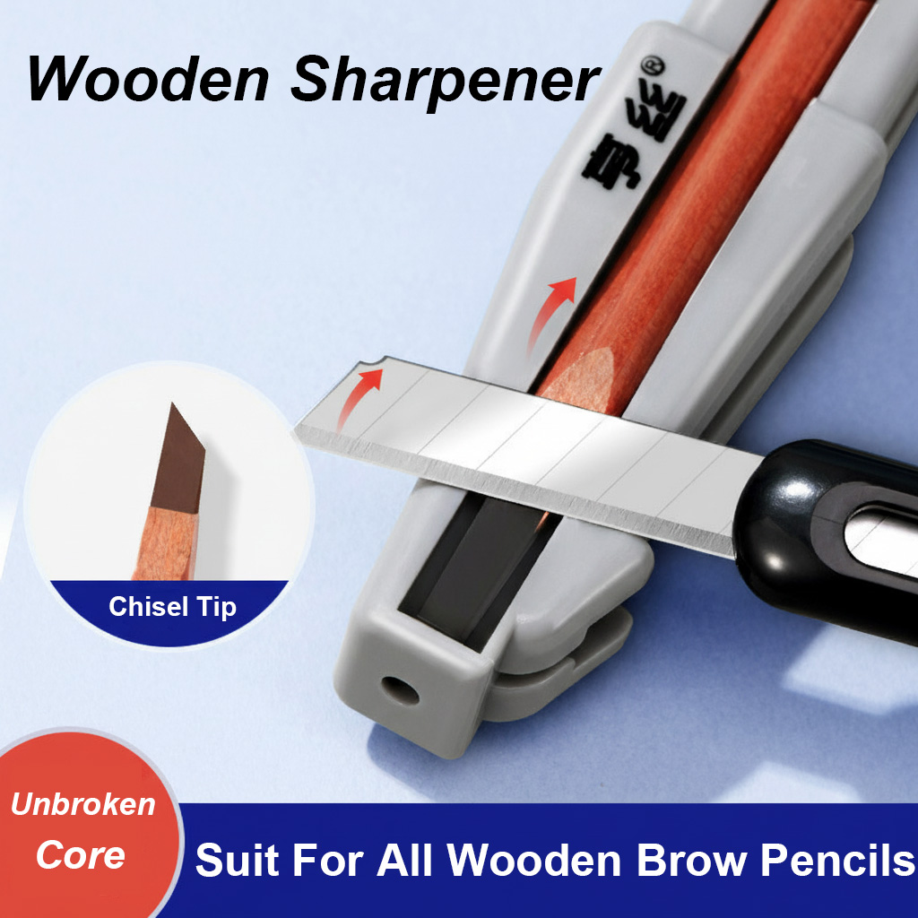 Stationery - Wooden Eyebrow Pencil Sharpener for Chisel