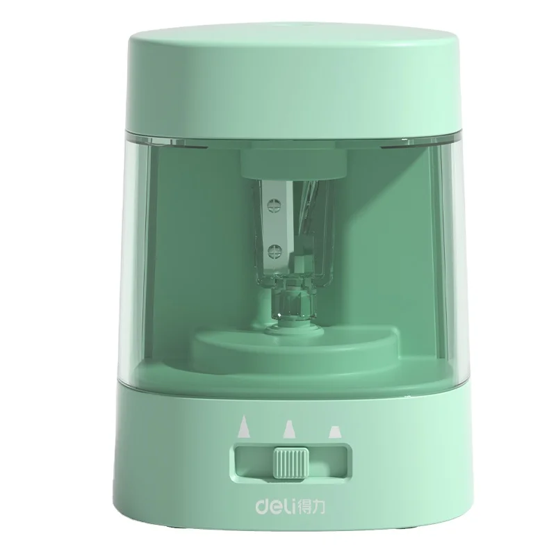 Electric Pencil Sharpener Usb - Deli VA3 Green USB battery dual