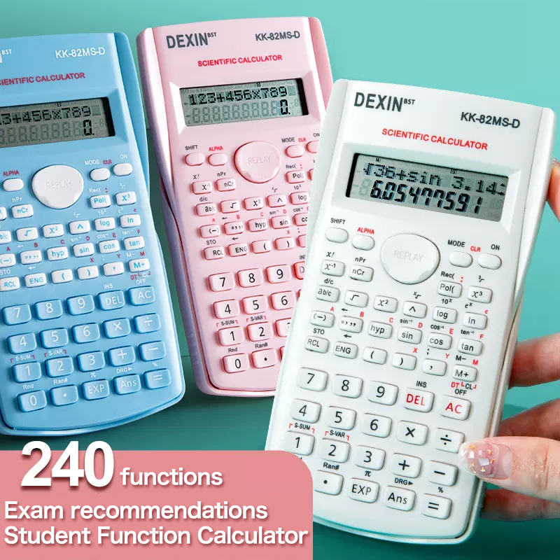 Scientific Calculator For Secondary School - Multifunctional Functions Calculator Portable Exam Functions