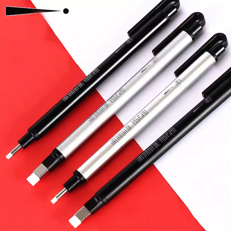 Retractable Eraser Pen Click - Retractable Click Mechanical Eraser Pen Style