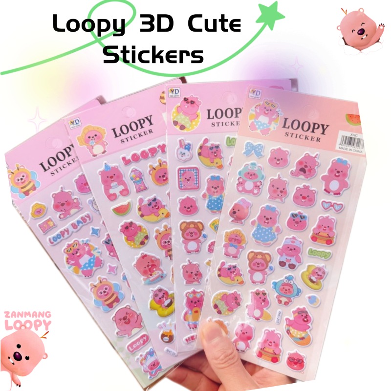 Desk Accessories - New Pororo Anime Cute Loopy 3D