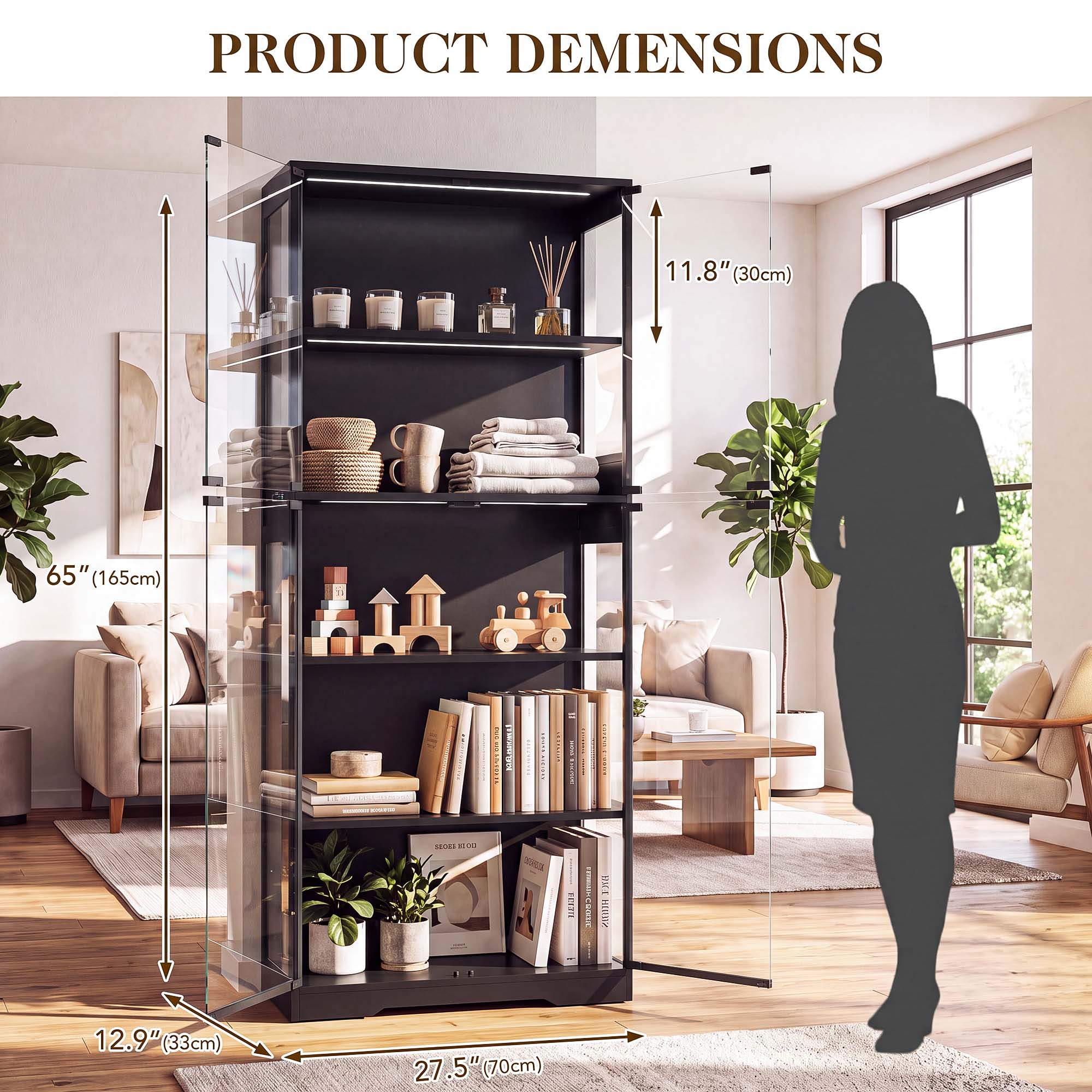 TCGBKAF 5‑Tier Display Cabinet - огляд і ціна Office Furniture