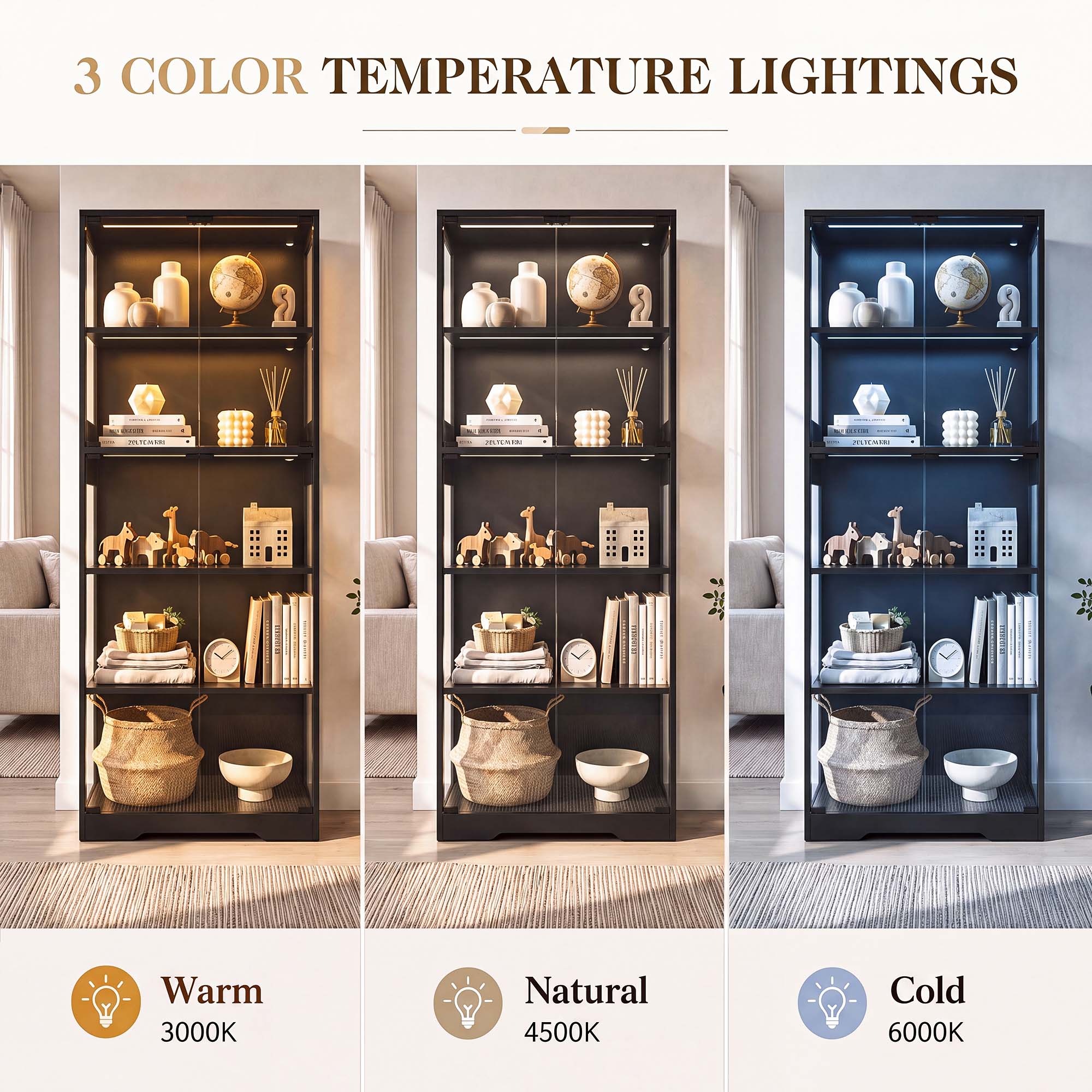 TCGBKAF 5‑Tier Display Cabinet - огляд і ціна Office Furniture