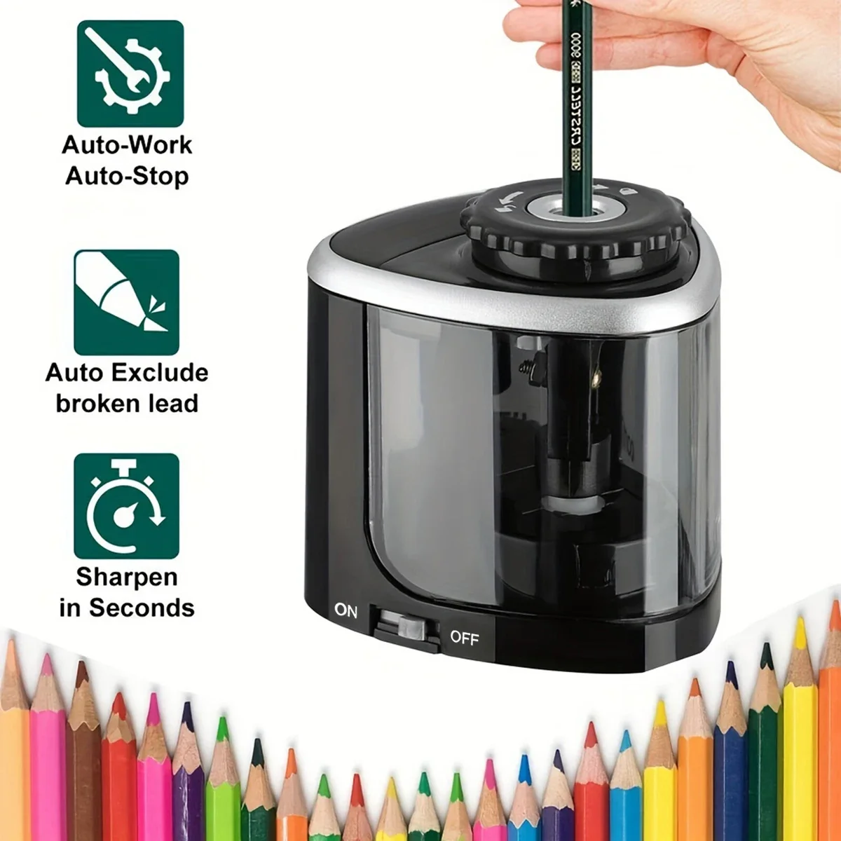 Desktop Electric Sharpener Ass - огляд і ціна Electric Pencil Sharpener Usb