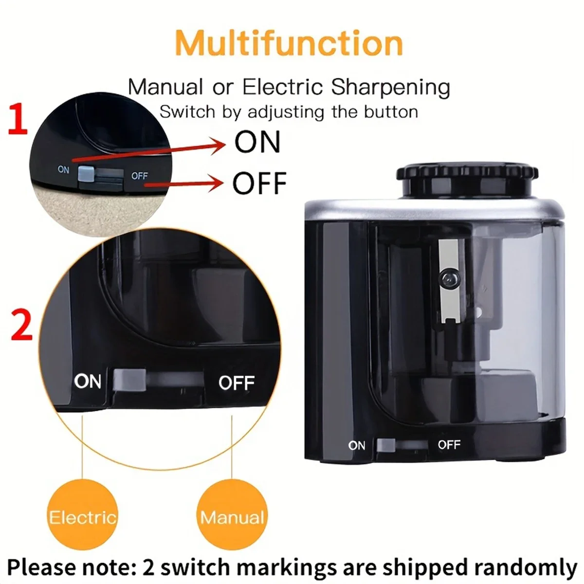 Desktop Electric Sharpener Ass - огляд і ціна Electric Pencil Sharpener Usb