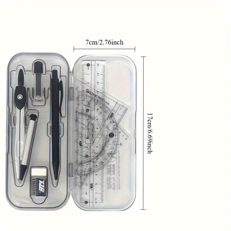Compass and Ruler Set, Geometr - огляд і ціна Math Geometry Set With Compass