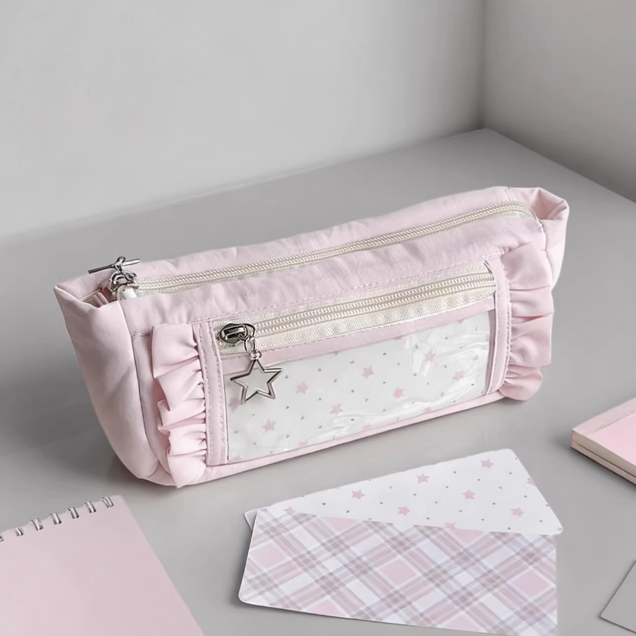 Cute Big Capacity Pencil Case  - огляд і ціна Aesthetic Large Pencil Case Pouch