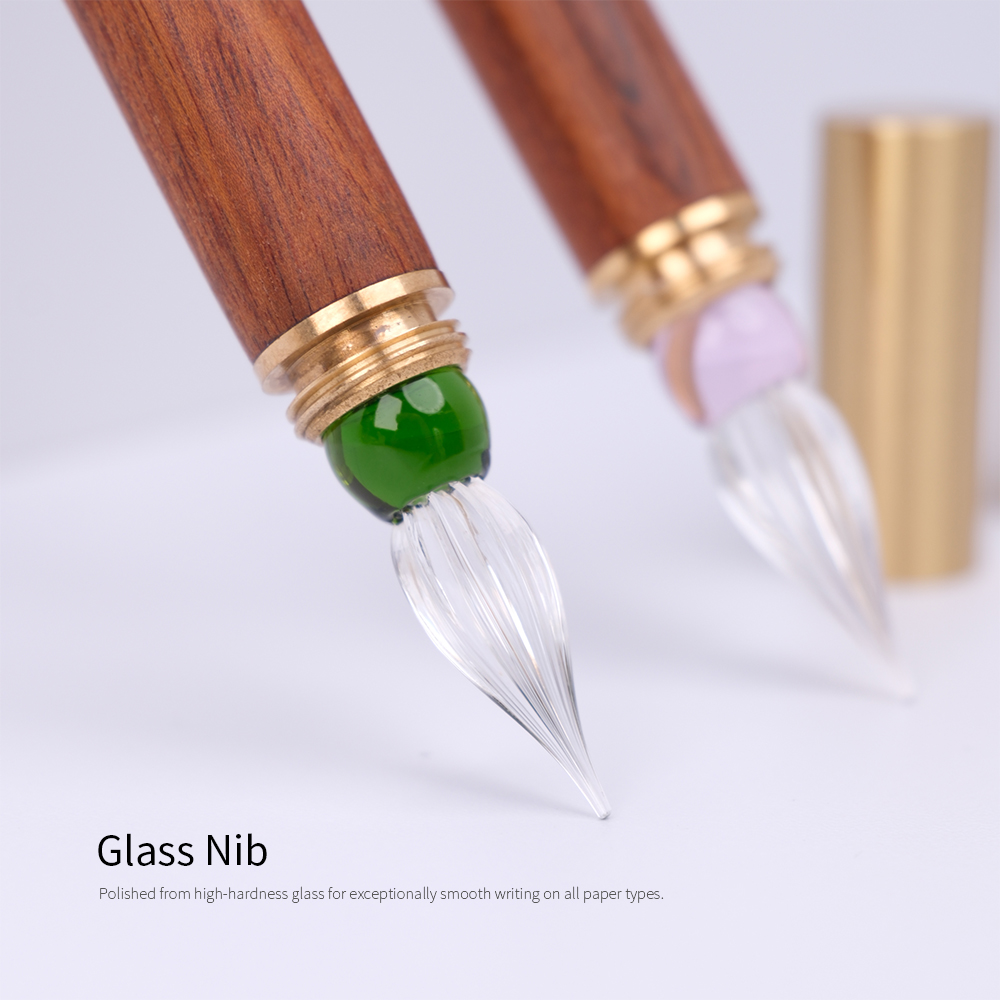 SeamiArt 1pc Wood Handle Glass - огляд і ціна Writing Tools