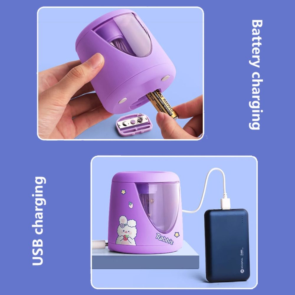 with Decorative Sticker Batter - огляд і ціна Electric Pencil Sharpener Usb