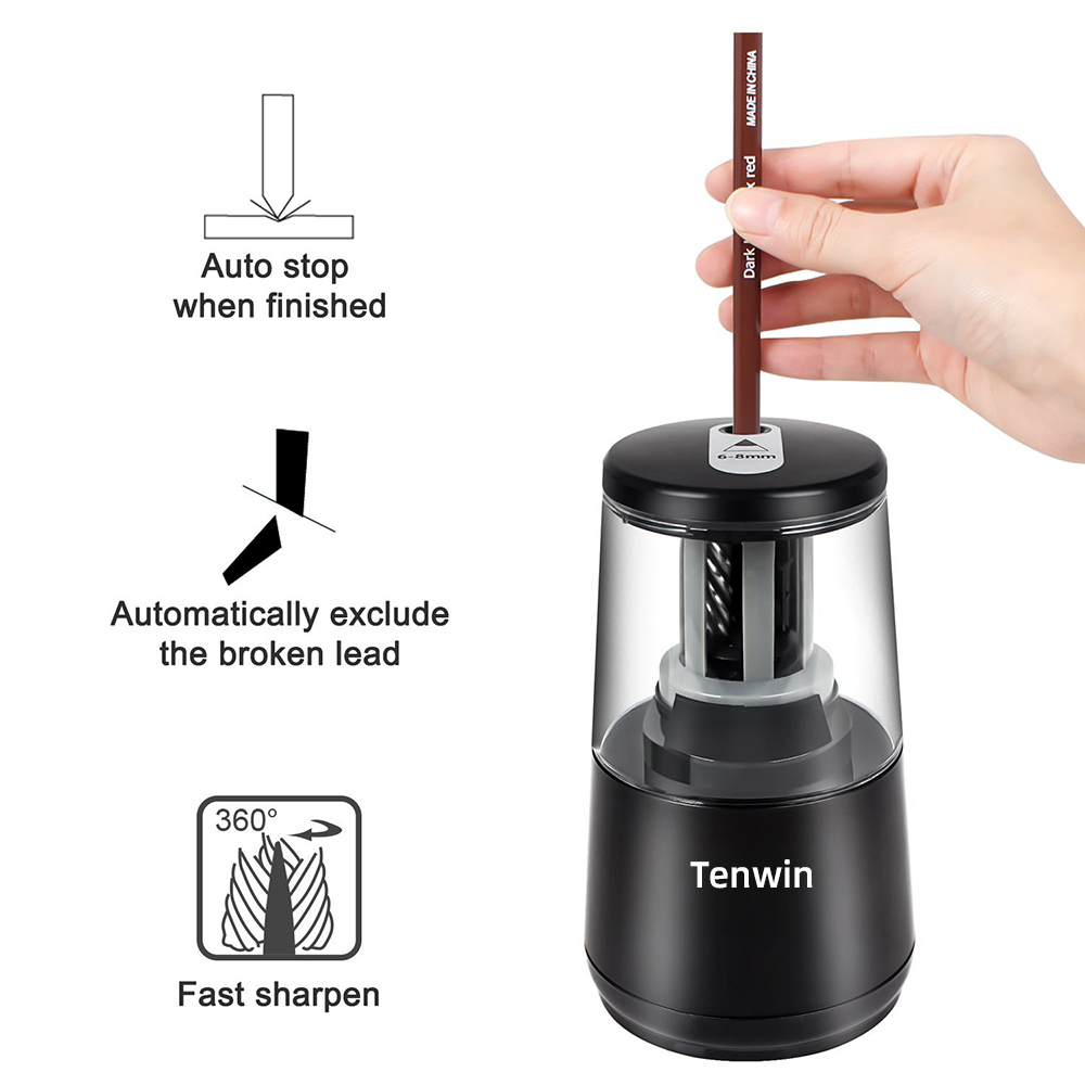 Tenwin Stationery Automatic El - огляд і ціна Electric Pencil Sharpener Usb