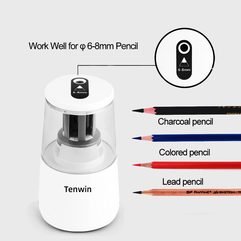 Tenwin Stationery Automatic El - огляд і ціна Electric Pencil Sharpener Usb
