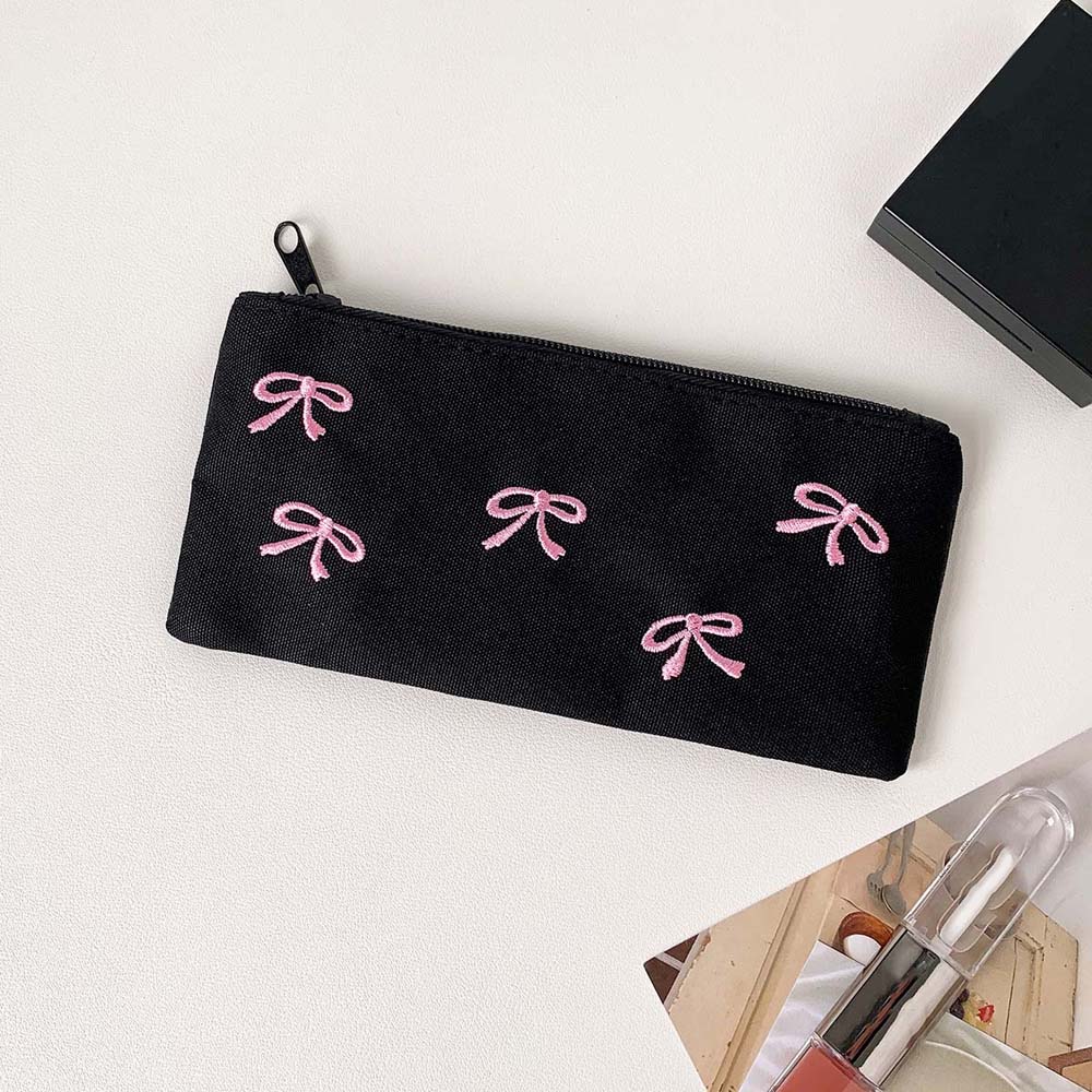 Bowknot Bow Stationery Bag Lar - огляд і ціна Aesthetic Large Pencil Case Pouch
