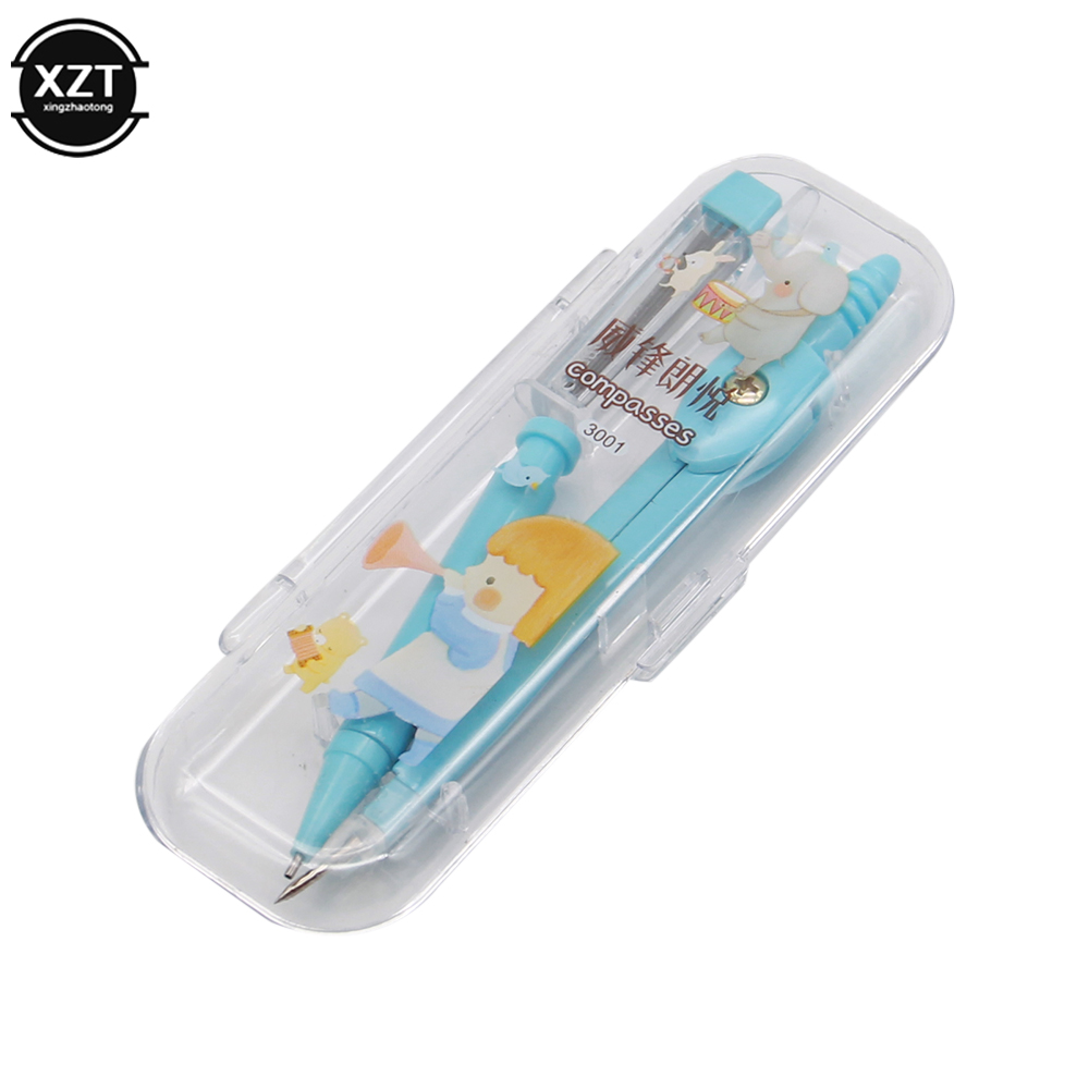 School Compass Cute Girl Stati - огляд і ціна Math Geometry Set With Compass
