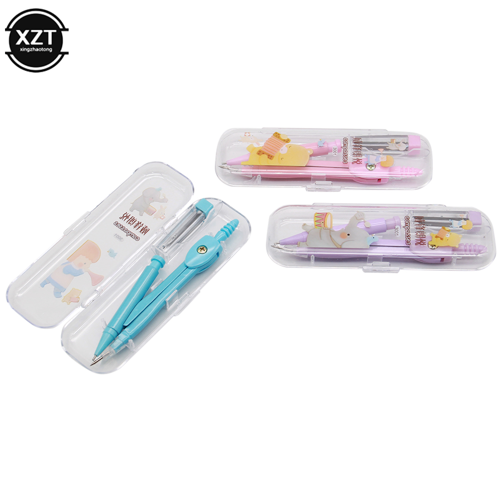 School Compass Cute Girl Stati - огляд і ціна Math Geometry Set With Compass