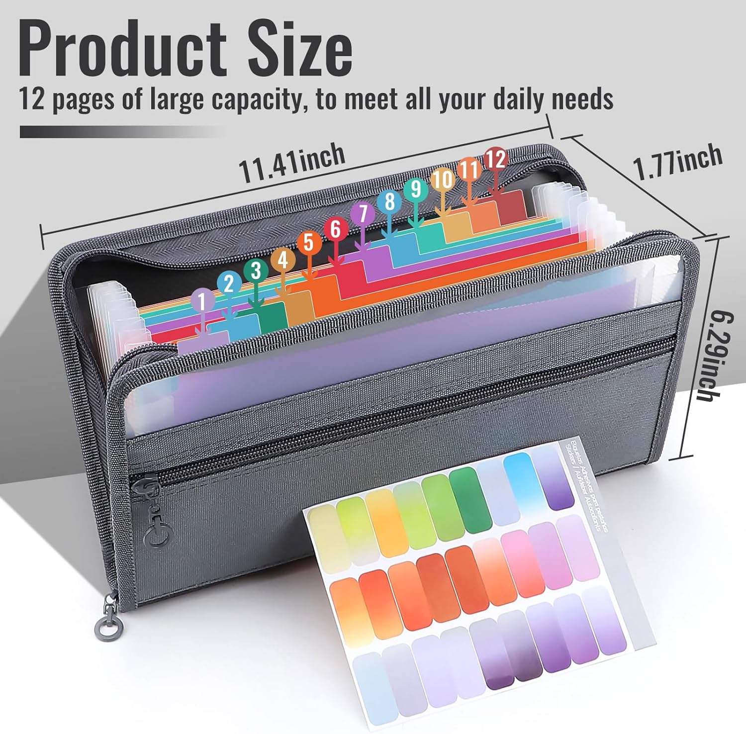 Small Accordion A6 File Organi - огляд і ціна Expandable Accordion File Folder 13 Pockets