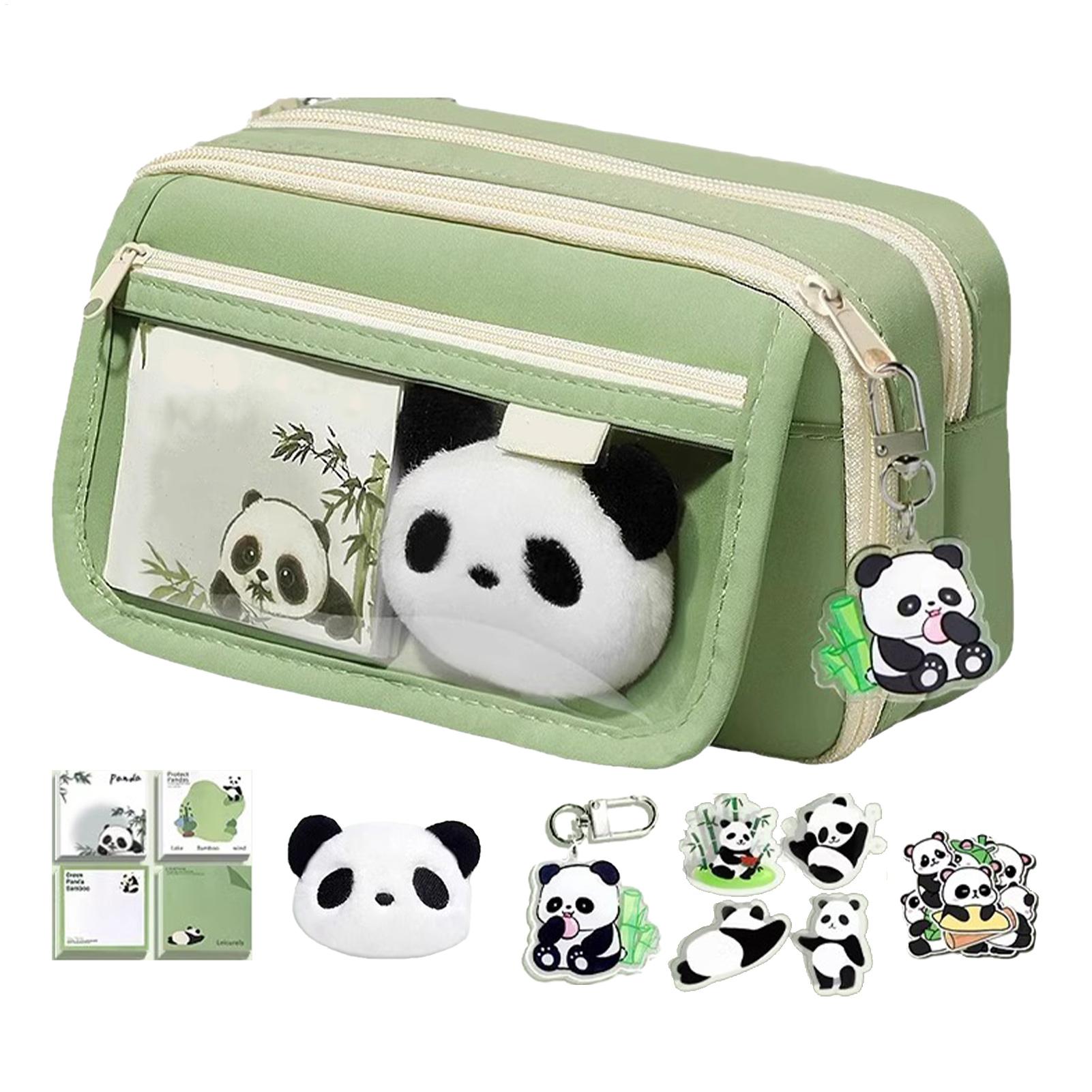 Aesthetic Pencil Case Panda Pe - огляд і ціна Aesthetic Large Pencil Case Pouch