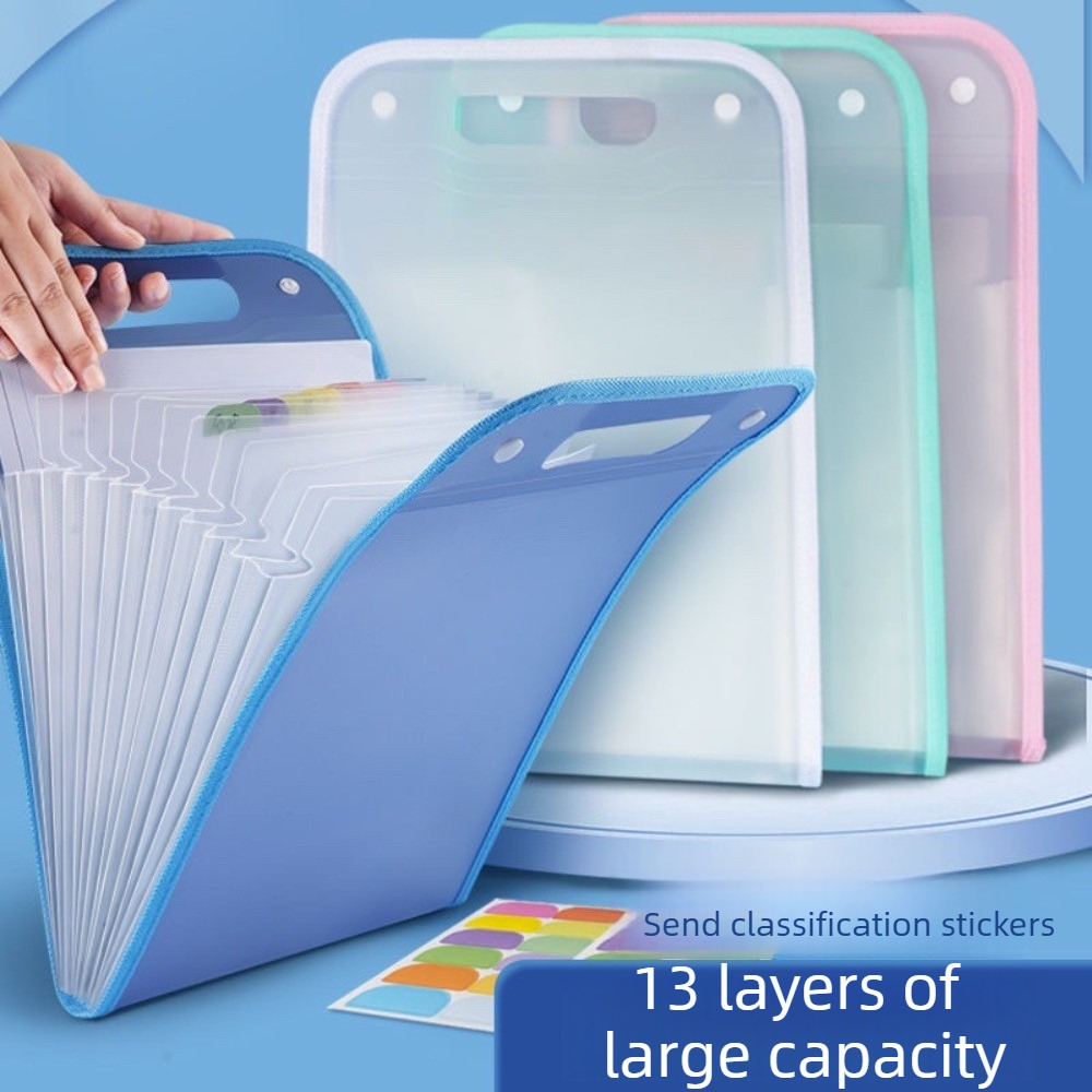 Translucent Accordion File Fol - огляд і ціна Expandable Accordion File Folder 13 Pockets