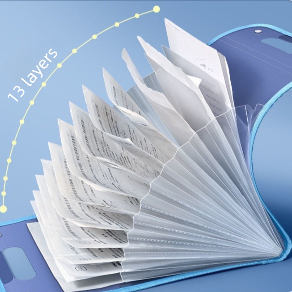 Translucent Accordion File Fol - огляд і ціна Expandable Accordion File Folder 13 Pockets