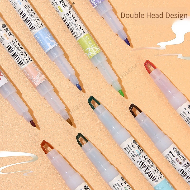 5pcs/set Double Tip Highlighte - огляд і ціна Pastel Highlighter Set Double Ended