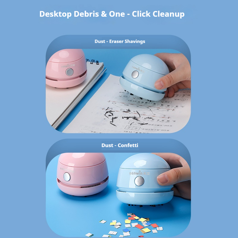 Tenwin Mini Handheld Desktop V - огляд і ціна Mini Desktop Vacuum Cleaner For Eraser Dust