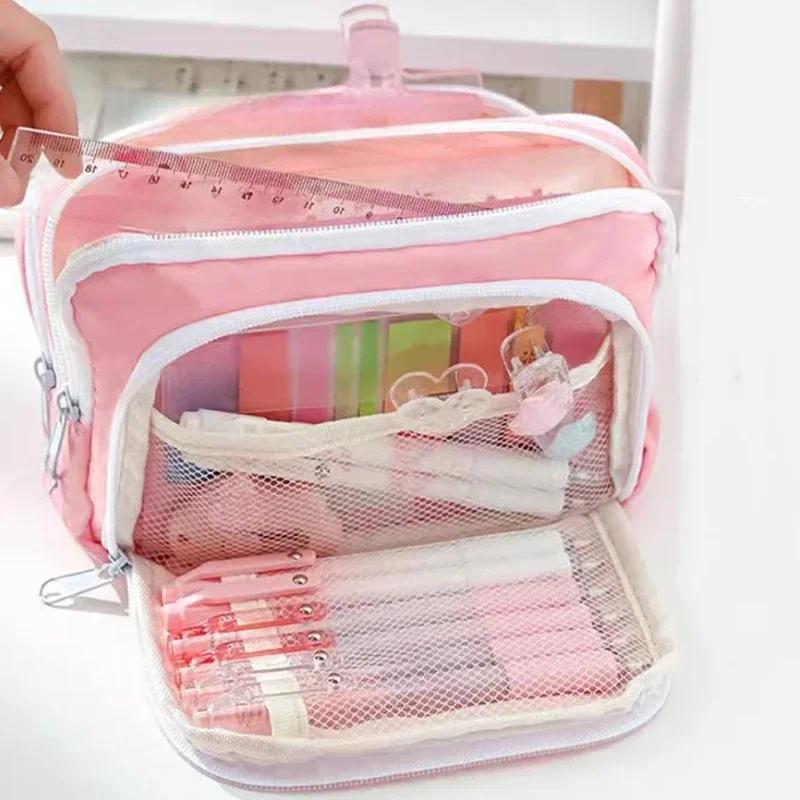 Portable Large Capacity Aesthe - огляд і ціна Aesthetic Large Pencil Case Pouch