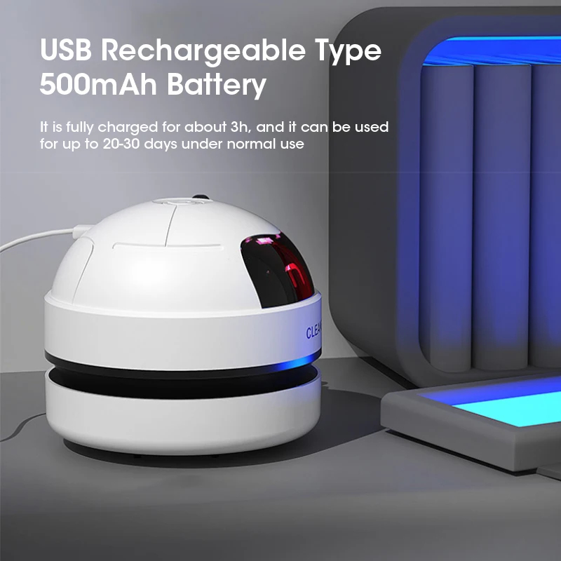 Mini USB Rechargeable Desktop  - огляд і ціна Mini Desktop Vacuum Cleaner For Eraser Dust
