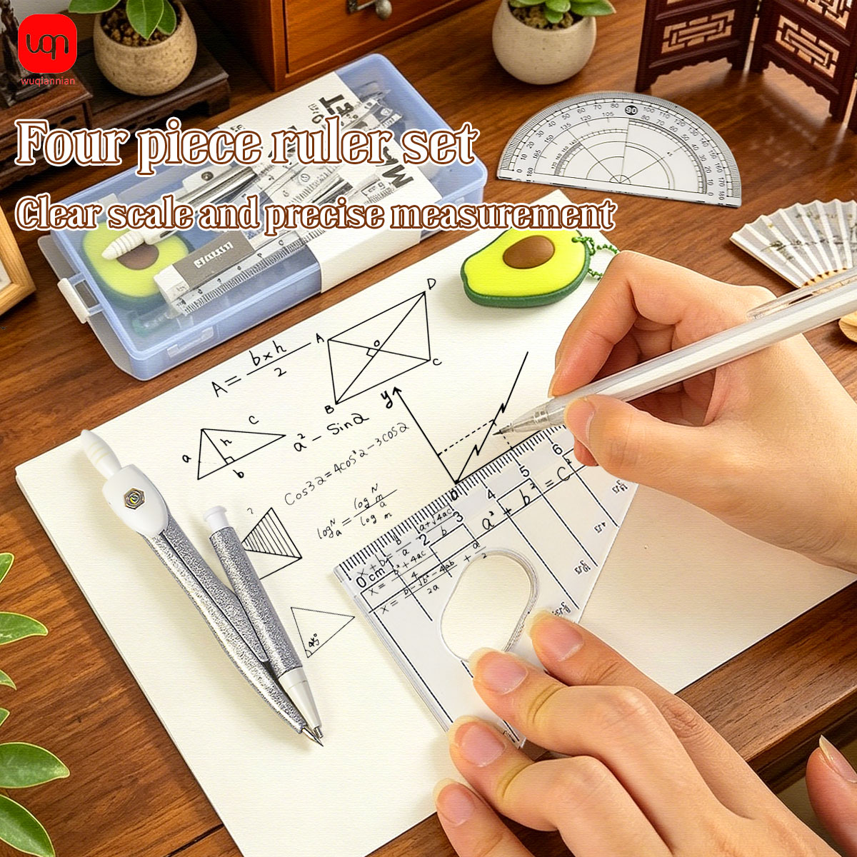 9-in-1 Student Math Geometry S - огляд і ціна Math Geometry Set With Compass