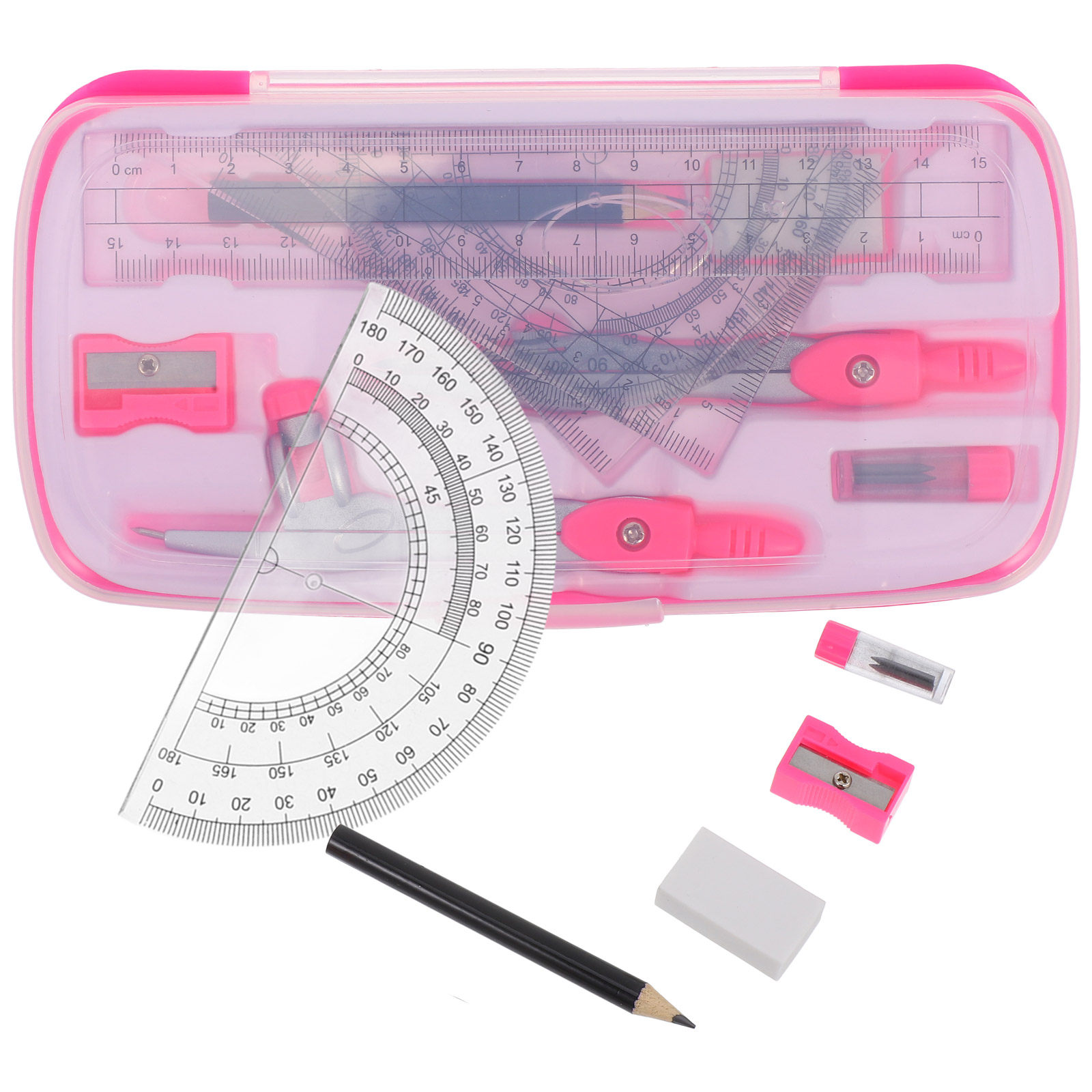 1Set Lightweight Portable Comp - огляд і ціна Math Geometry Set With Compass