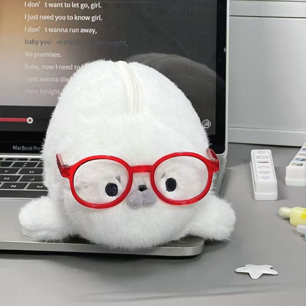 Funny Seal Doll Pencil Case La - огляд і ціна Aesthetic Large Pencil Case Pouch