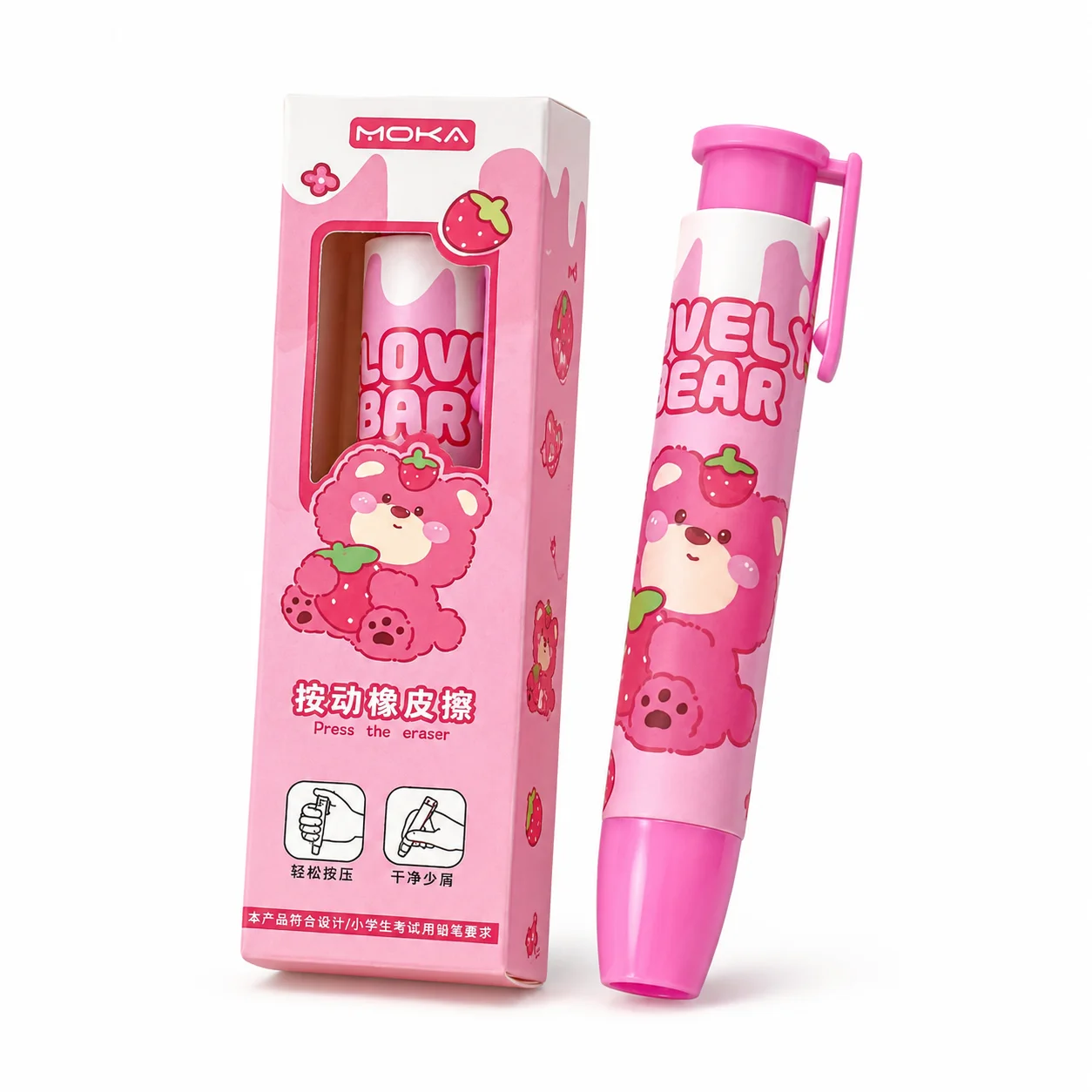Click Eraser Pen, Retractable  - огляд і ціна Retractable Eraser Pen Click