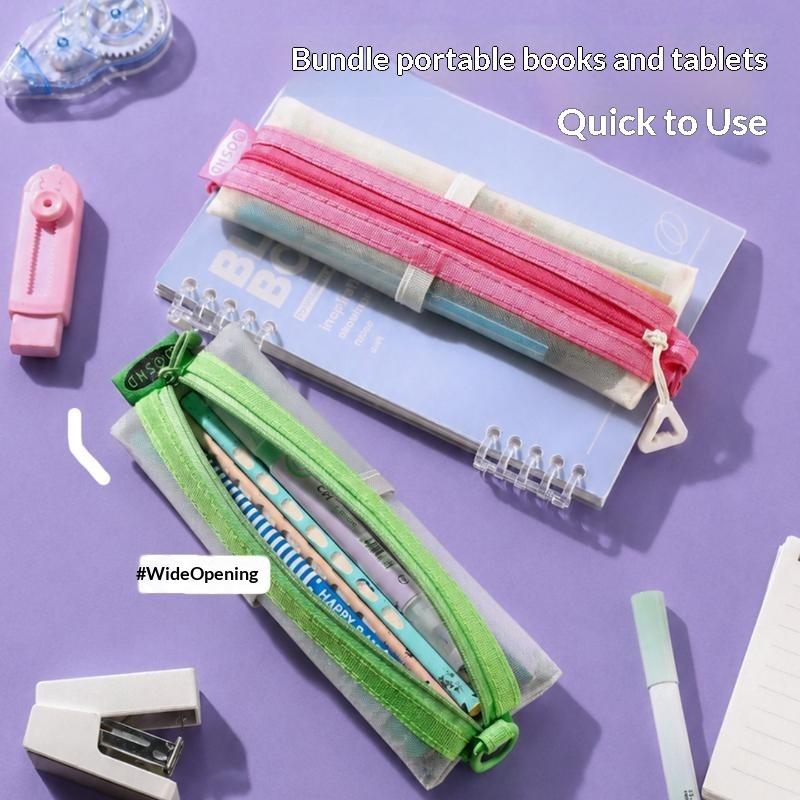 Transparent Mesh Pencil Pouch  - огляд і ціна Clear Mesh Pencil Pouch For Exam