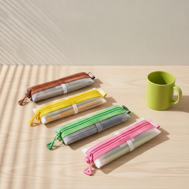 Transparent Mesh Pencil Pouch  - огляд і ціна Clear Mesh Pencil Pouch For Exam