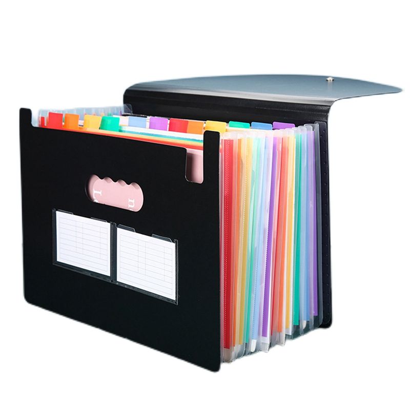 1 Piece 13 Pockets Expanding F - огляд і ціна Expandable Accordion File Folder 13 Pockets