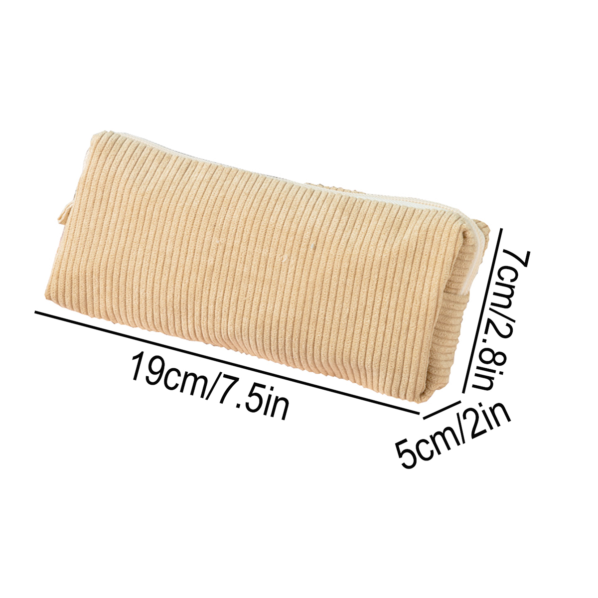 Simple Corduroy Pencil Case, L - огляд і ціна Aesthetic Large Pencil Case Pouch