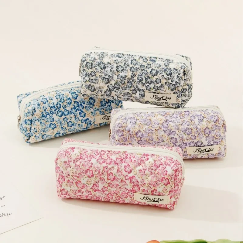 1 Piece Retro Floral Pencil Po - огляд і ціна Aesthetic Large Pencil Case Pouch