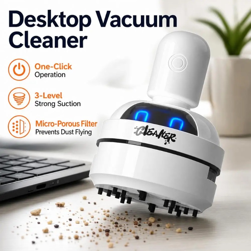 Desktop Cleaner Vacuum Cleaner - огляд і ціна Mini Desktop Vacuum Cleaner For Eraser Dust