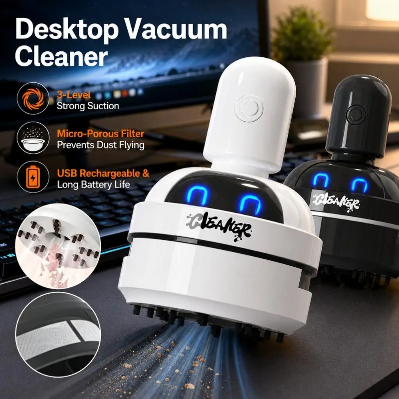 Desktop Cleaner Vacuum Cleaner - огляд і ціна Mini Desktop Vacuum Cleaner For Eraser Dust