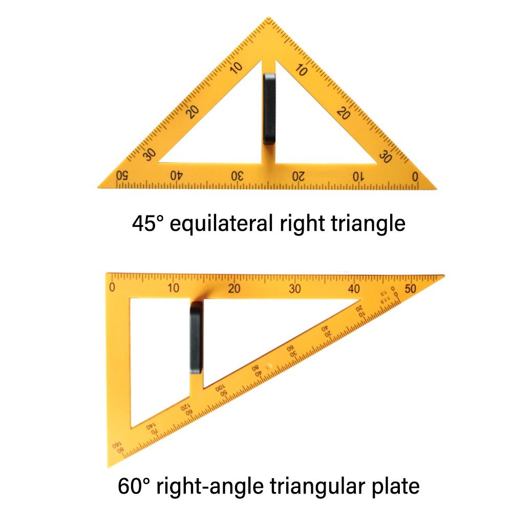 Durable Large Triangular Ruler - огляд і ціна Math Geometry Set With Compass