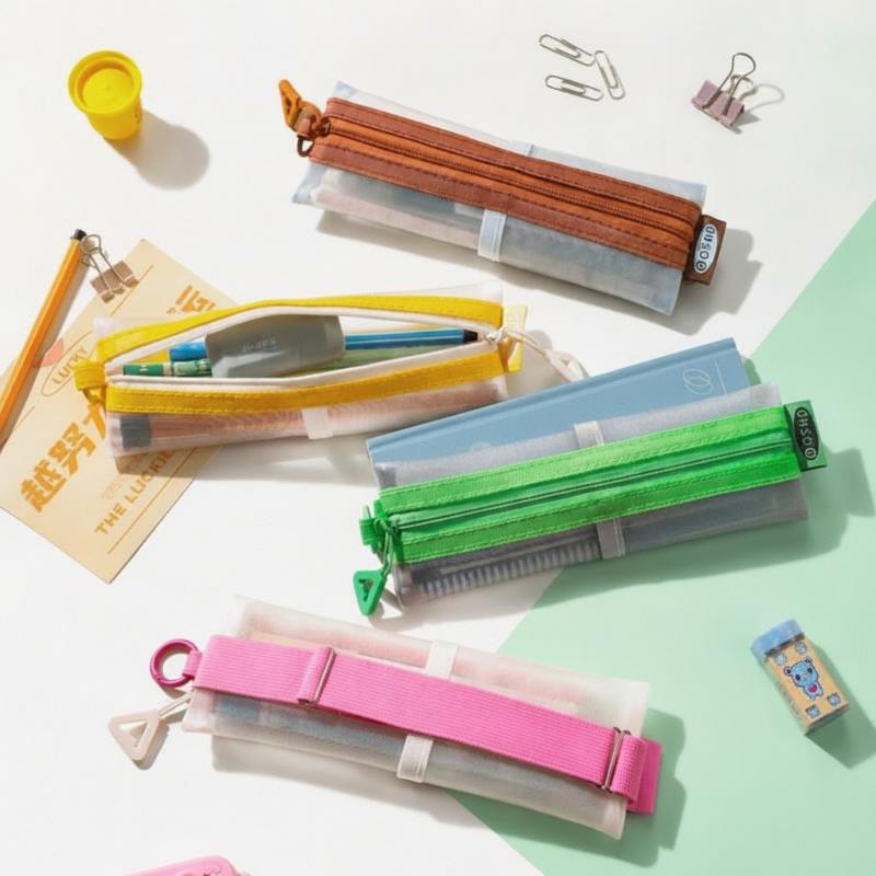 @*Transparent Mesh Pencil Pouc - огляд і ціна Clear Mesh Pencil Pouch For Exam