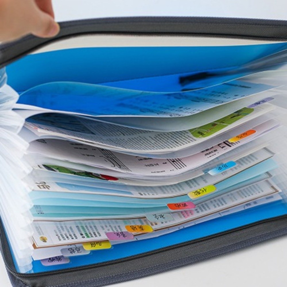 13 Pockets Expanding File Fold - огляд і ціна Expandable Accordion File Folder 13 Pockets