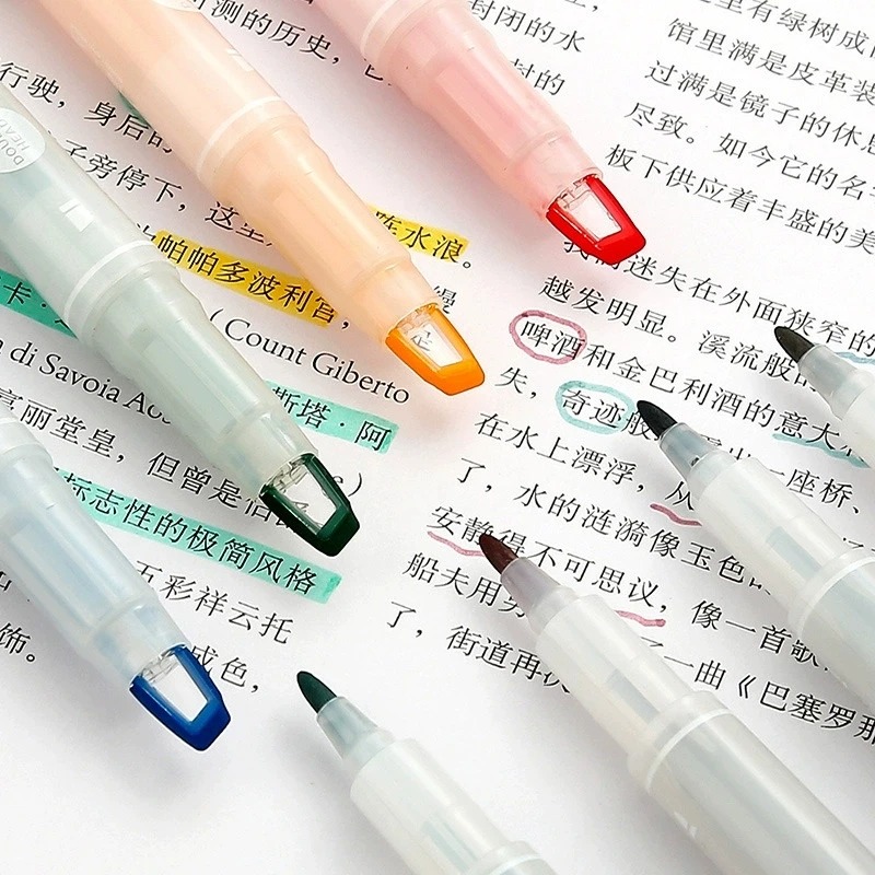 5-25 Colors/Set Double Unique  - огляд і ціна Pastel Highlighter Set Double Ended