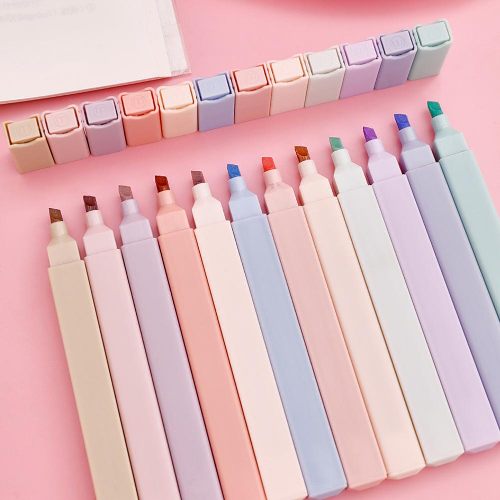 Colorful Highlighters 6pcs Pas - огляд і ціна Pastel Highlighter Set Double Ended